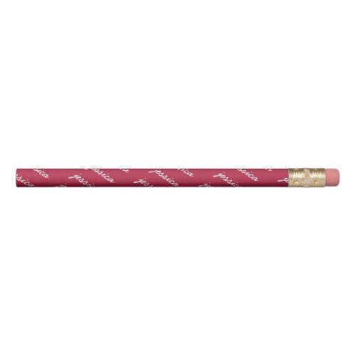 Add_Your_Name Magenta Cursive Name  Pencil