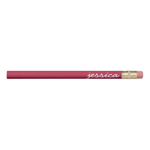 Add_Your_Name Magenta Cursive Name  Pencil