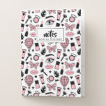 Add Your Name | Makeup Sticker Pattern Pocket Folder