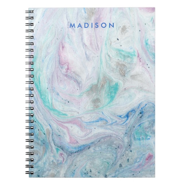 Add Your Name | Marble I Notebook (Front)