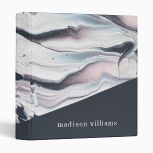 Add Your Name Marbling V Crop Binder