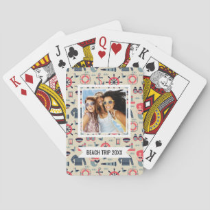 Add Your Name   Marine Life Pattern Poker Cards
