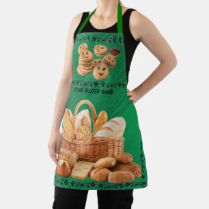 ADD YOUR NAME-MASTER BAKER All-Over Print Apron