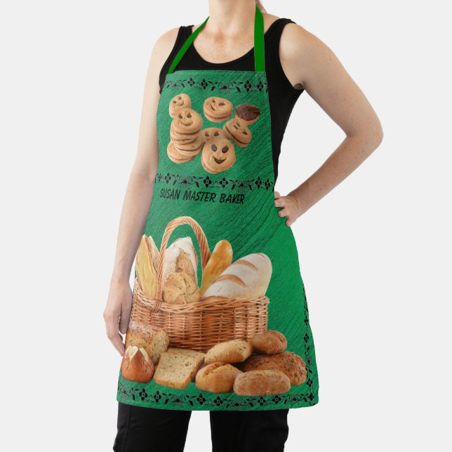 ADD YOUR NAME-MASTER BAKER  All-Over Print Apron (Insitu)
