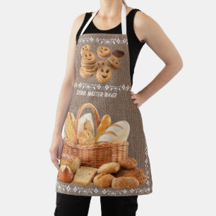 ADD YOUR NAME-MASTER BAKER All-Over Print Apron