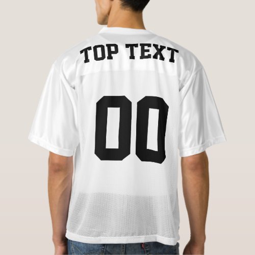 Add Your Name Mens Football Jersey