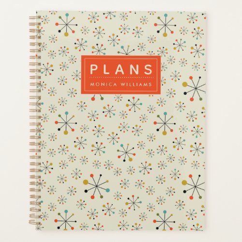 Add Your Name  Mid_Century Atomic Inspired Planner