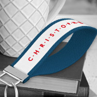 Add Your Name Minimal Typography Red White Blue