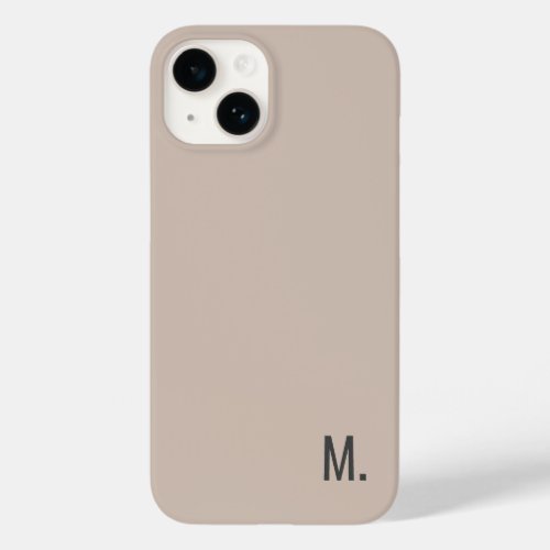 Add Your Name Modern Minimalist Initial Case_Mate iPhone 14 Case