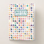 Add Your Name | Molecular Structure Pattern Pocket Folder