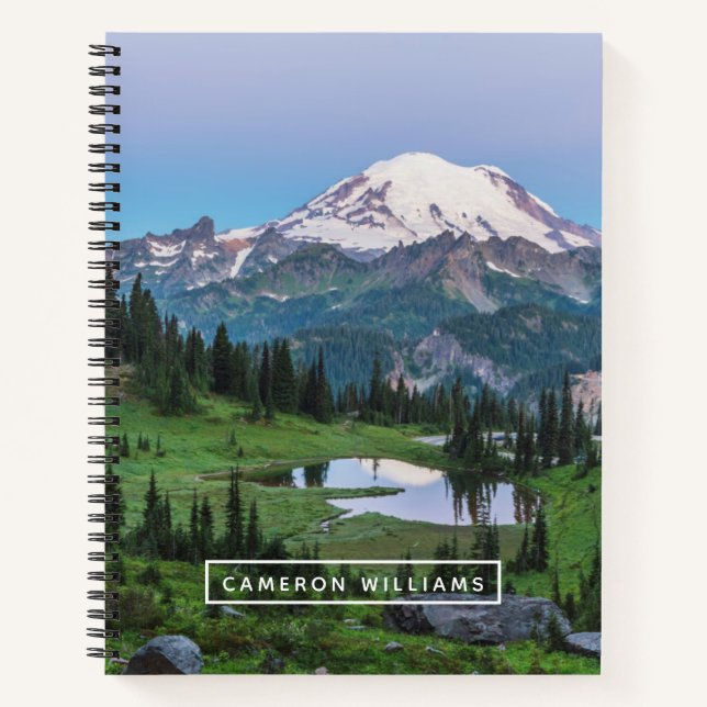 Add Your Name | Mount Rainier National Park Notebook (Front)