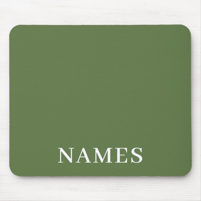 Add Your Name Mouse Pad (Front)