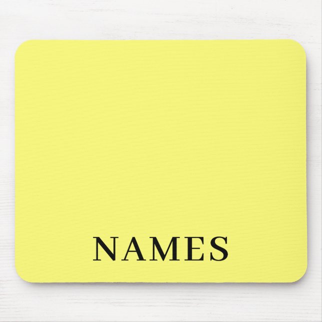 Add Your Name Mouse Pad (Front)