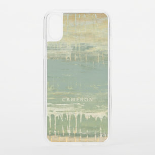 Add Your Name   Muted Horizon iPhone XS Case