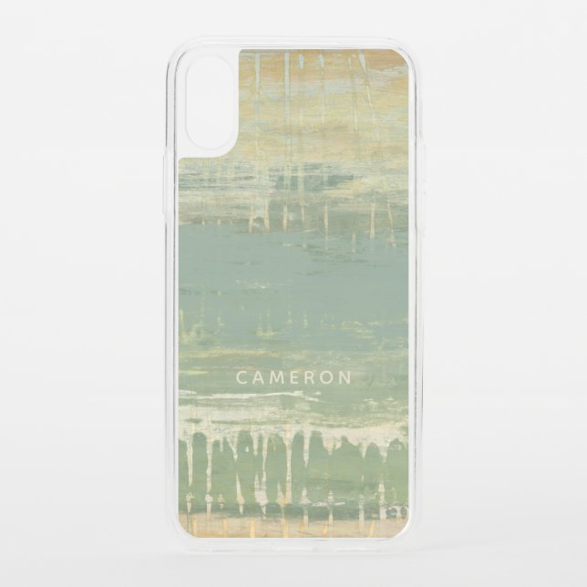 Add Your Name | Muted Horizon Uncommon iPhone Case (Back)