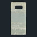 Add Your Name | Muted Horizon Uncommon Samsung Galaxy S8 Case<br><div class="desc">Muted Horizon II by Jennifer Goldberger. Features horizontal lines of various colors,  from yellow to green to blue and paintdrip-like shapes.</div>