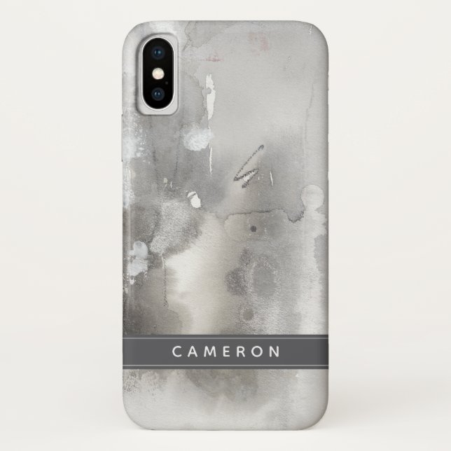 Add Your Name | Mystical Objects - Grey Case-Mate iPhone Case (Back)