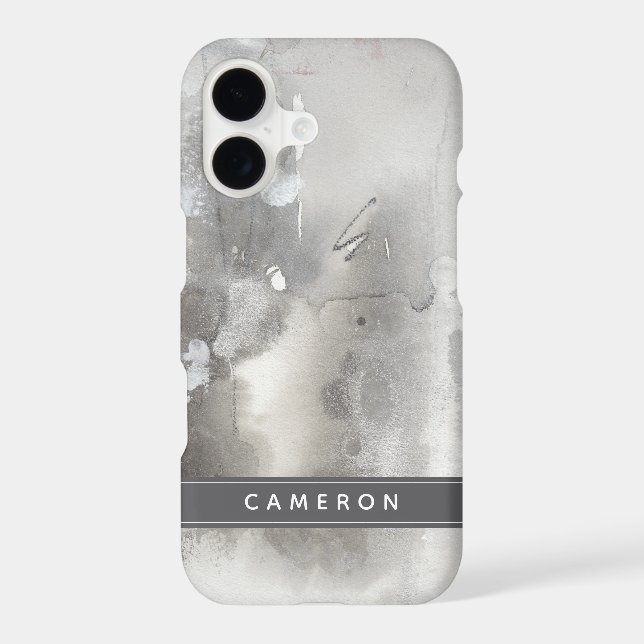 Add Your Name | Mystical Objects - Grey Case-Mate iPhone Case (Back)
