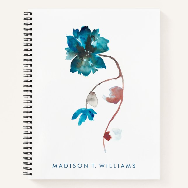 Add Your Name | Natures Greenery V Notebook (Front)