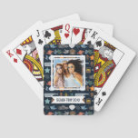 Add Your Name | Ocean Inhabitants Pattern Poker Cards