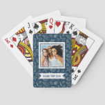Add Your Name | Ocean Inhabitants Pattern Poker Cards
