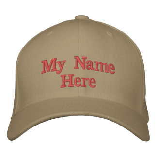 Add Your Name or Text Choose Thread Color Embroidered Baseball Cap