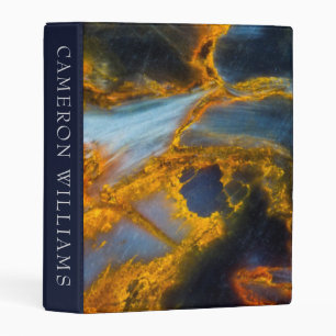 Add Your Name   Orange Laced Pietersite Mini Binder