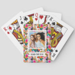 Add Your Name | Parrots &amp; Palm Leaves Poker Cards