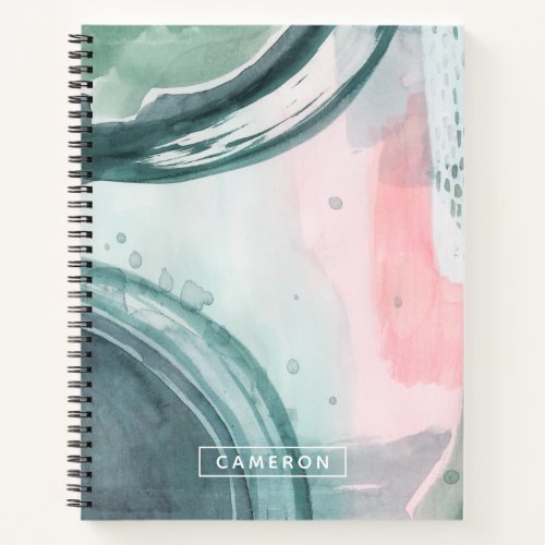 Add Your Name  Pastel Scribe _ Watercolor Notebook