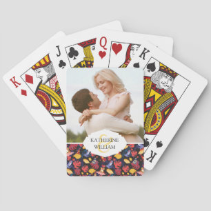 Add Your Name   Pattern Of The Lovers Frogs Poker Cards