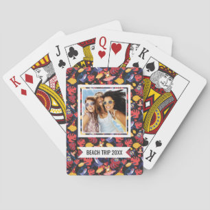 Add Your Name   Pattern Of The Lovers Frogs Poker Cards