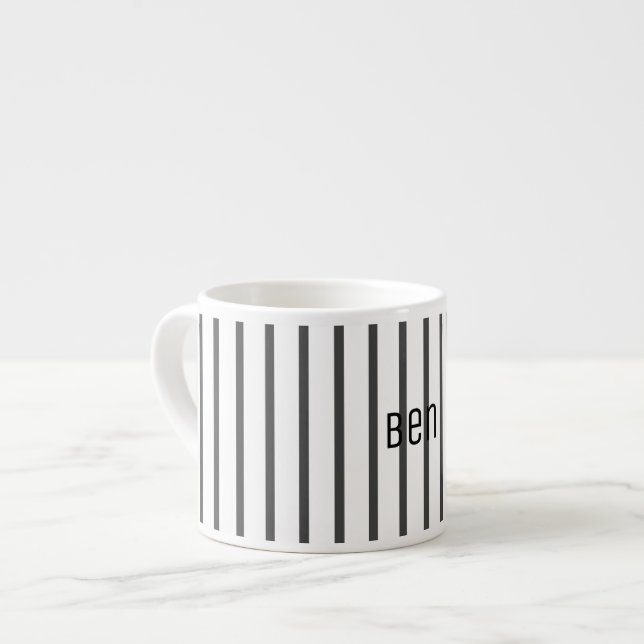 Add Your Name Personalized Espresso Coffee Mug Cup (Front Left)