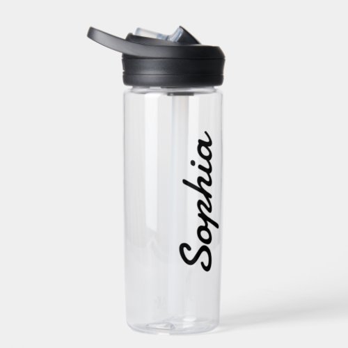 Add Your Name Personalized Name Plastic Water Bottle