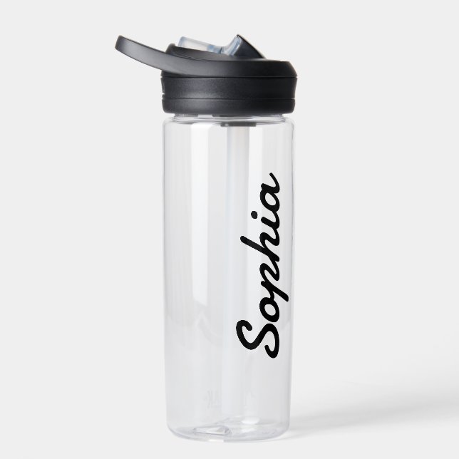 Add Your Name Personalized Name Plastic Water Bottle (Right)