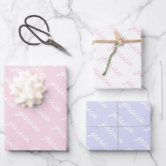 Shades of Pink Wrapping Paper Set of 3 Sheets