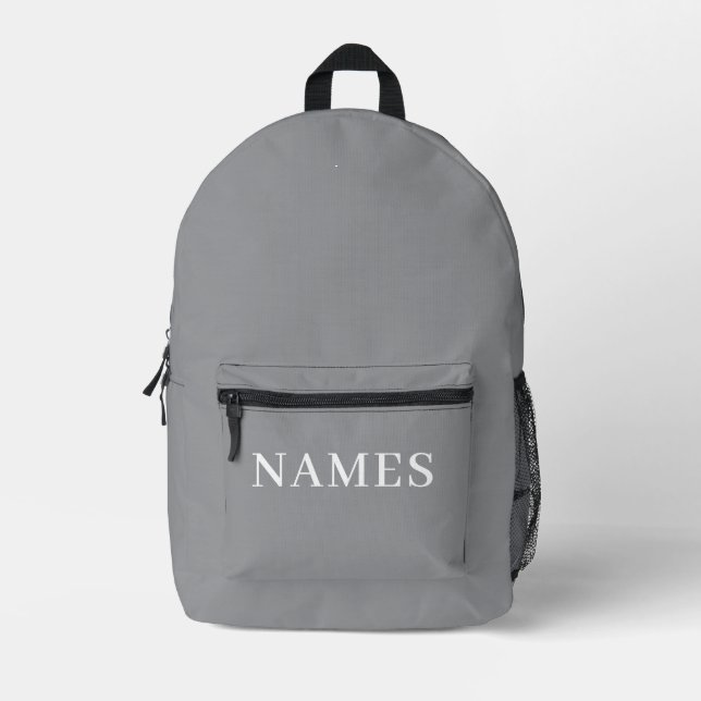 Add Your Name Printed Backpack (Front)