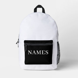 Add Your Name Printed Backpack