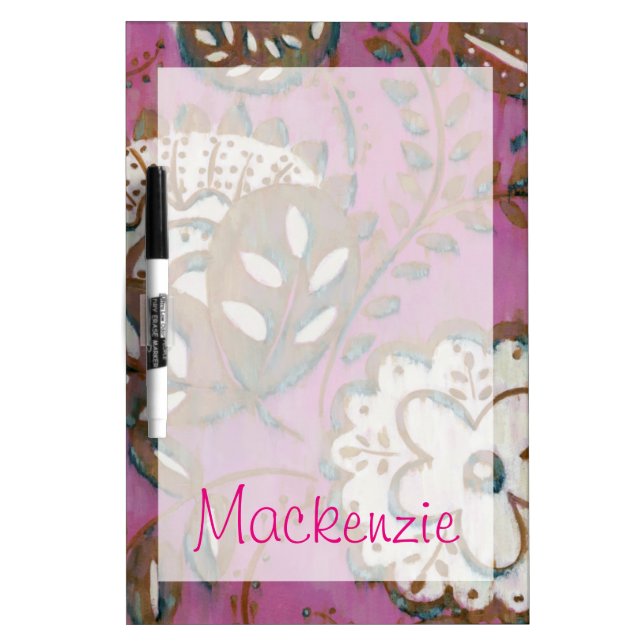 Add Your Name | Radiant Ornament I Dry-Erase Board (Front)