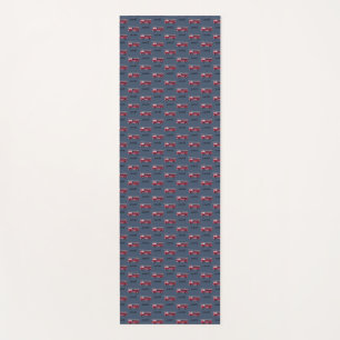 Add Your Name Red Fire truck Personalized Kids Yoga Mat