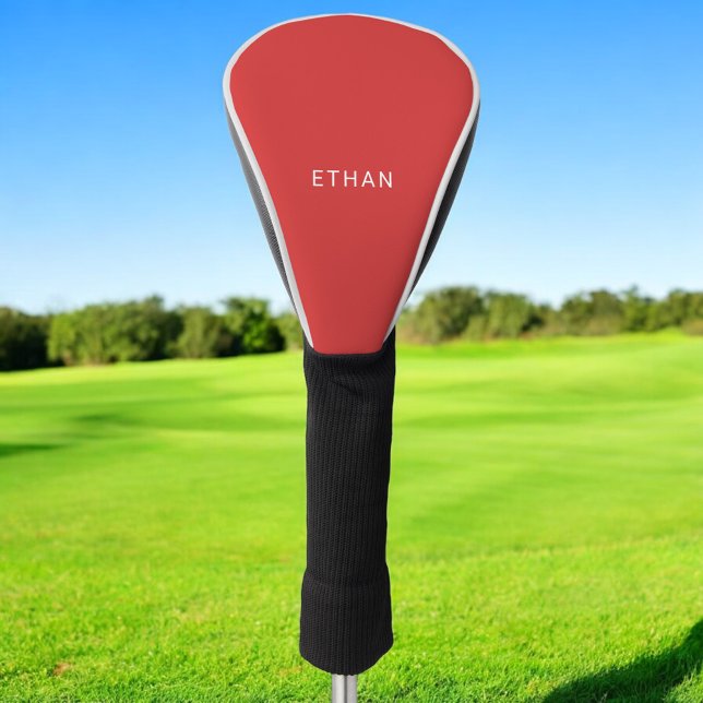 Add Your Name | Red Golf Head Cover (Creator Uploaded)