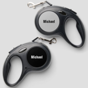 Add Your Name Retractable Pet Leash Choose Colors