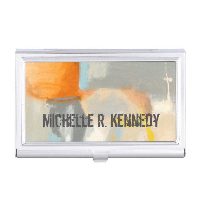 Add Your Name | Sacred I Case For Business Cards (Front)
