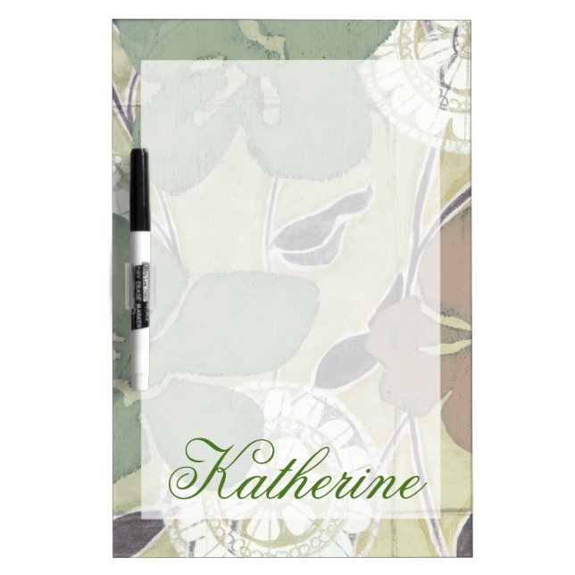 Add Your Name | Serene Pastels II Dry-Erase Board (Front)