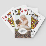 Add Your Name | Shabby Sea Life Pattern Poker Cards