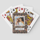 Add Your Name | Shabby Sea Life Pattern Poker Cards