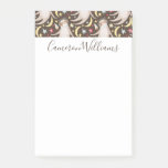 Add Your Name | Sloth Astronaut Pattern Post-it Notes