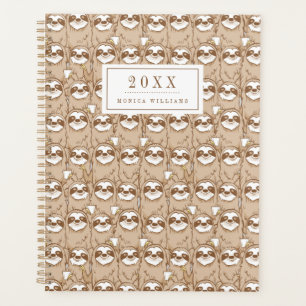 Add Your Name   Sloths & Coffee Pattern Planner