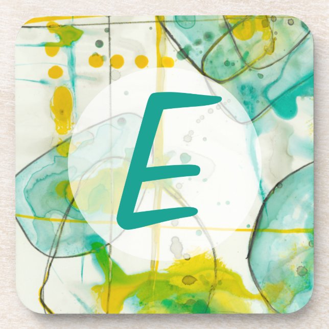 Add Your Name | Splish Splash I Beverage Coaster (Front)