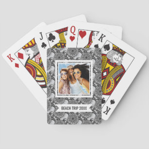 Add Your Name   Style Turtle Pattern Poker Cards