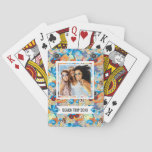 Add Your Name | Summer Fun Pattern Poker Cards